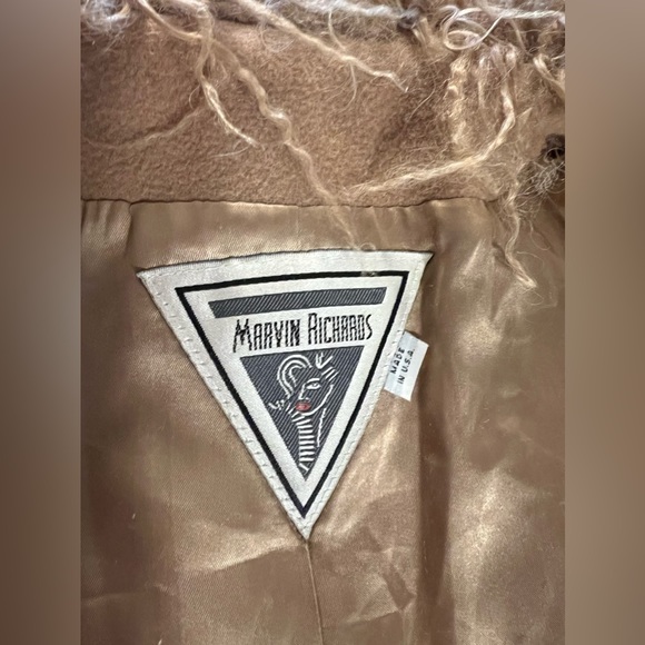 Marvin Richards Vintage Tan Penny Lane Coat 6 - Picture 9 of 9